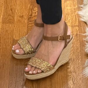Catherine Malandrino Grison Espadrille Wedge Size 10